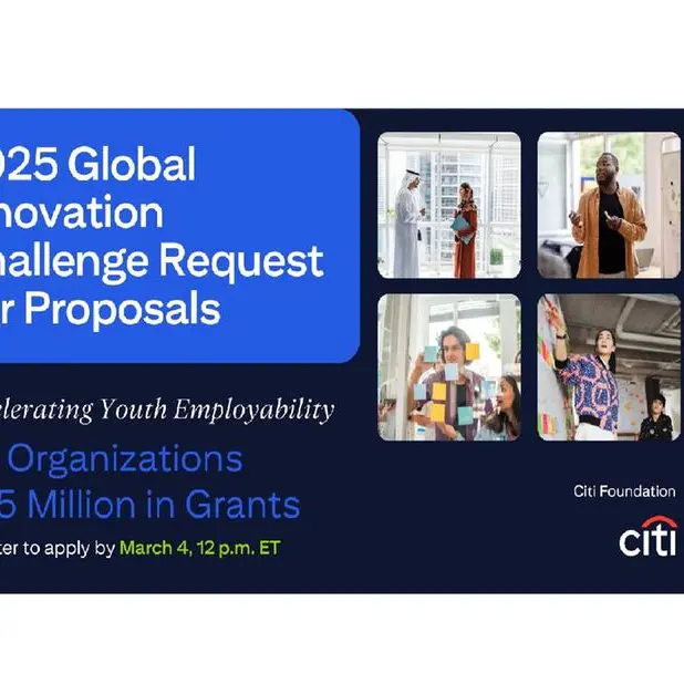Citi Foundation announces 2025 global innovation challenge for nonprofits accelerating youth employability
