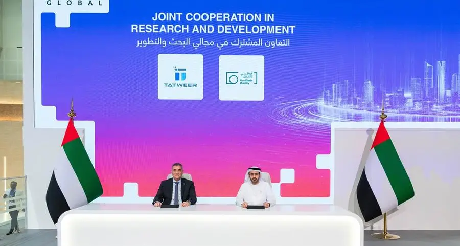 The Integrated Transport Centre signs a research agreement with Tatweer Middle East & Africa to advance smart transport solutions in Abu Dhabi