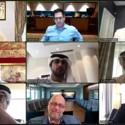 Saeed Mohammed Al Tayer meets with Chairman of Dell Technologies via video conference