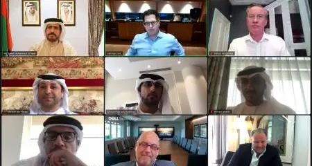 Saeed Mohammed Al Tayer meets with Chairman of Dell Technologies via video conference