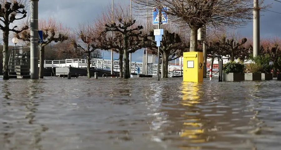 Part of Rhine river in Germany closed to shipping after water rises