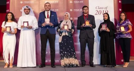 Texas A&M at Qatar outstanding graduates recognized