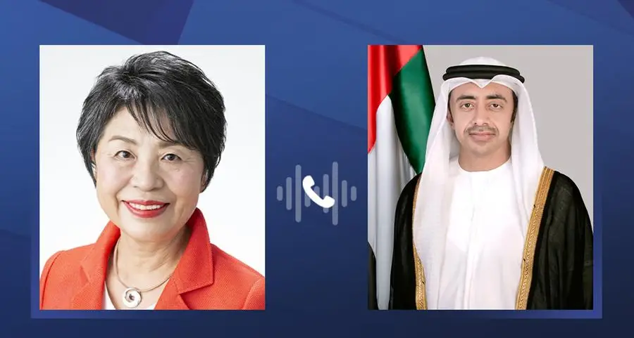 Abdullah bin Zayed discusses regional de-escalation efforts in phone call with Japanese FM