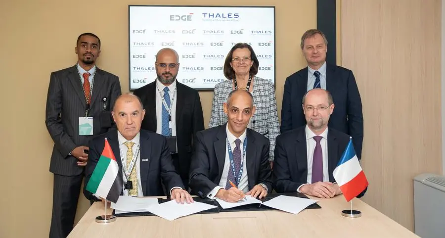 EDGE and Thales announce a strategic partnership for radio communications development and manufacturing in the UAE