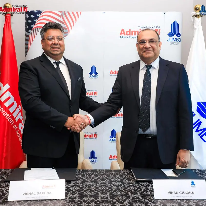 Jumbo Electronics signs partnership with Admiral to bring high-quality home appliances to UAE market