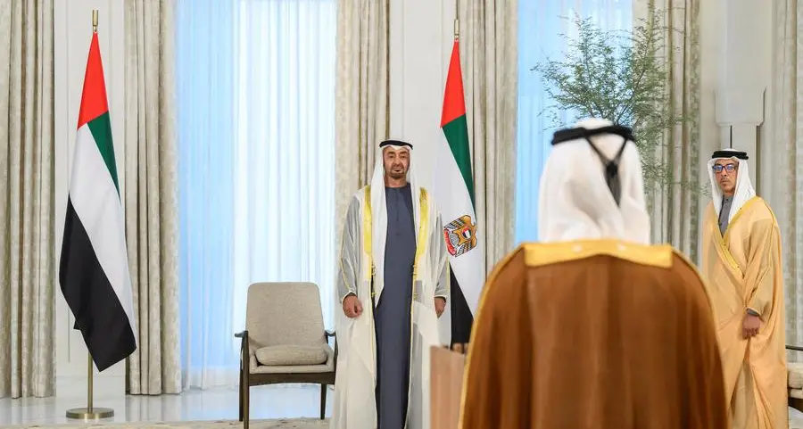 UAE President receives credentials from foreign ambassadors