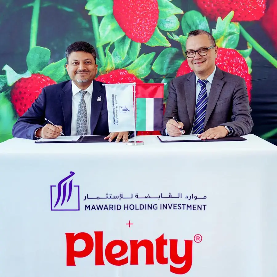 Plenty and Mawarid launch regional partnership to grow fresh produce in GCC