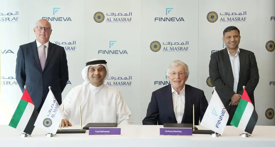Al Masraf and Finneva sign agreement to boost UAE SME growth