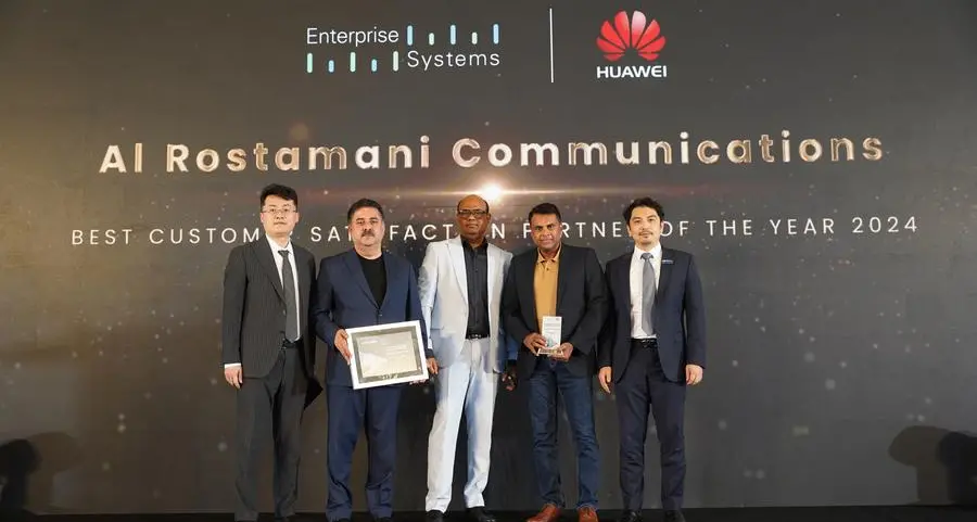 Al Rostamani Communications recognised by Huawei for customer satisfaction leadership in UAE's tech sector