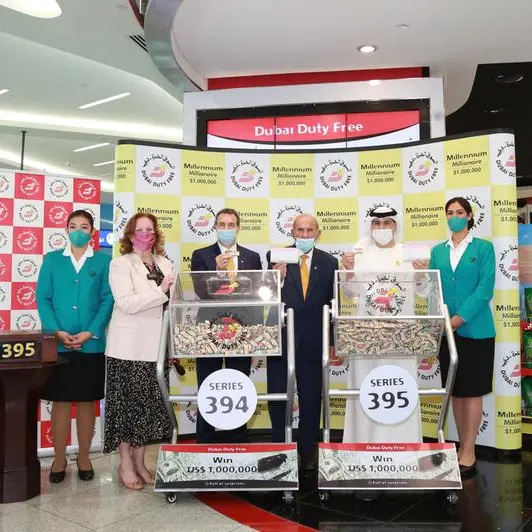 Two Dollar Millionaires unveiled by Dubai Duty Free today in its popular Millennium Millionaire Promotion