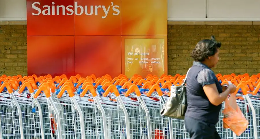 UK's Sainsbury's says weak non-food weighs on quarterly sales growth