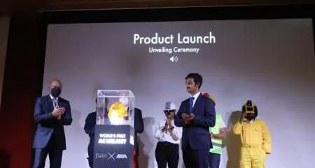 World's first AC helmet goes global from India Pavilion