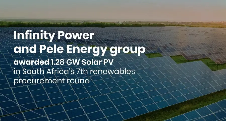 Infinity Power and Pele Green Energy awarded 1.28 GW Solar PV projects