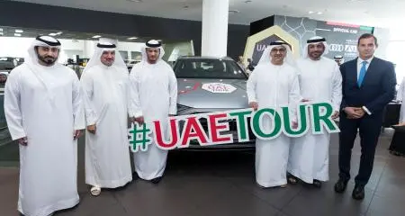 Audi is the official car of the UAE Tour