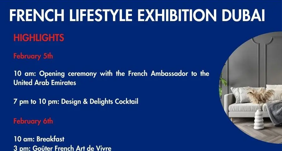 The UAE to welcome the inaugural French lifestyle exhibition in Dubai