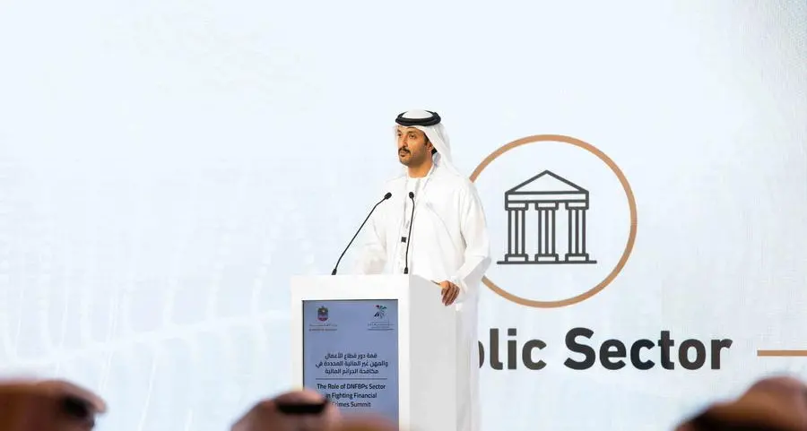 Summit highlighting the role of DNFBPs sector in fighting financial crimes kicks off in Dubai