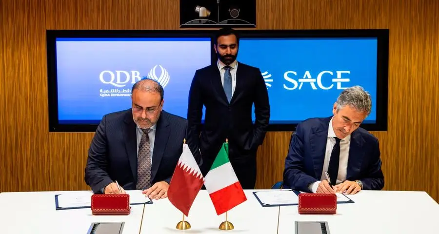 QDB and SACE, the Italian Export Credit Agency, sign a framework agreement for export credit reinsurance