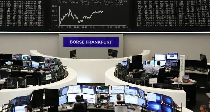 German shares near record levels as Wall St rally lifts Europe