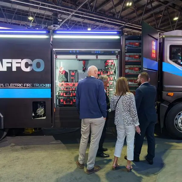 NAFFCO: First electric fire fighting truck in the MENA region