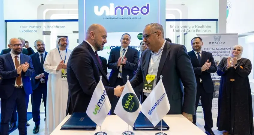 Globalpharma and UNIMED sign strategic distribution agreement at World Health Expo 2026