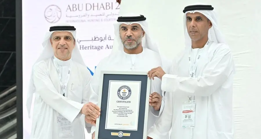 ADIHEX soars to new heights: Sets Guinness World Record with largest falcon hood