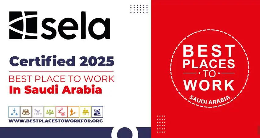 Sela recognized as a Best Place to Work in Saudi Arabia for 2025 for the second consecutive year