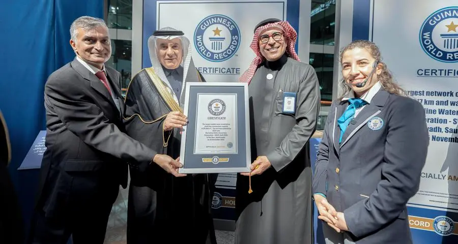 Bahri wins Guinness World Record for largest mobile desalination plant