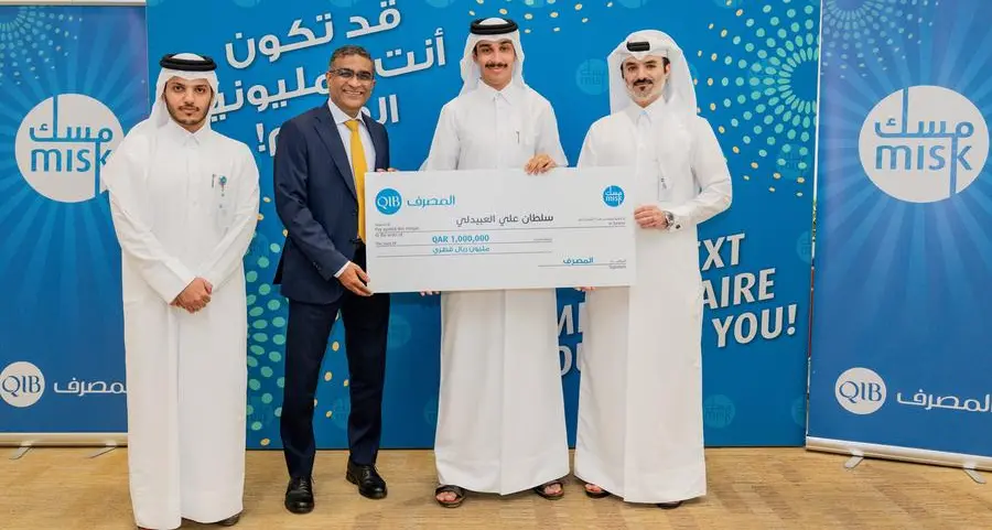 QIB announces new millionaire of the Misk Account