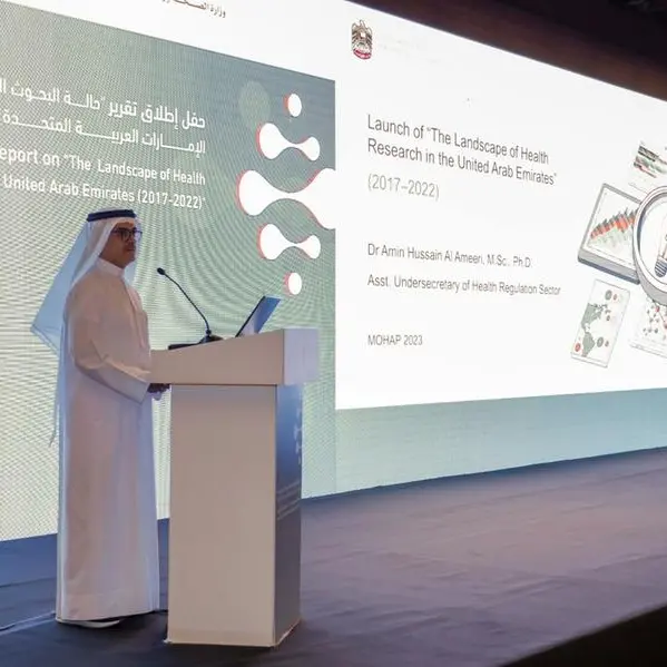 MoHAP unveils 'Landscape of health research report in the UAE 2017-2022'