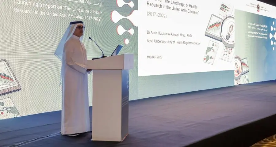 MoHAP unveils 'Landscape of health research report in the UAE 2017-2022'