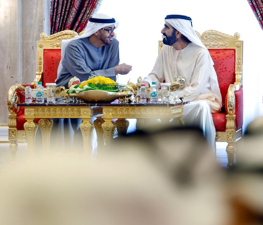 رئيس دولة الإمارات العربية المتحدة ينتقد محمد بن راشد