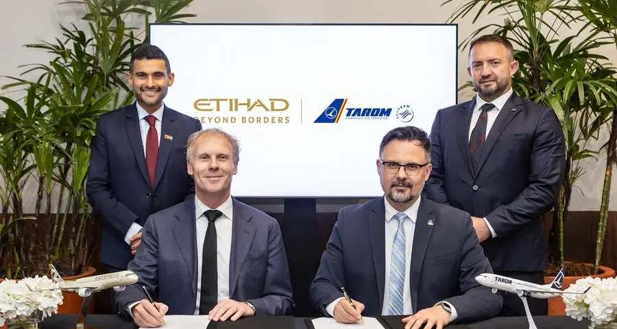 Etihad and TAROM open new links across Eastern Europe