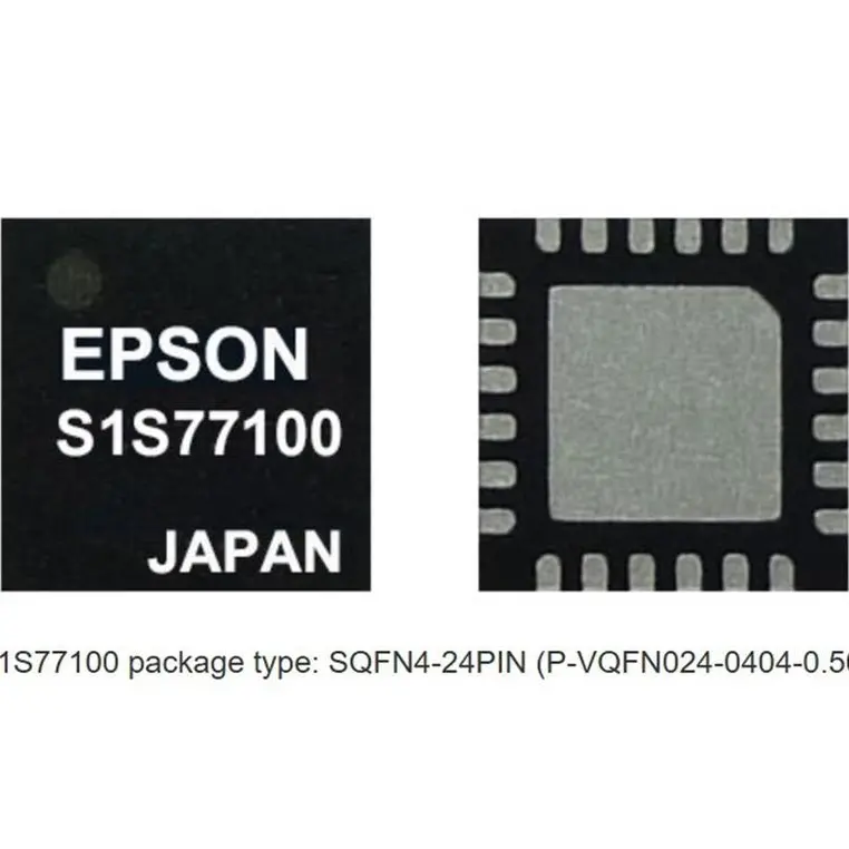 Epson begins volume production of the S1S77100, the company's first RF transmitter IC