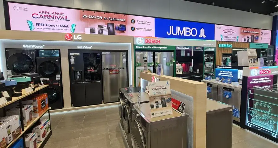 Jumbo Electronics unveils appliance carnival across 17 UAE stores for Dubai Home Festival 2024