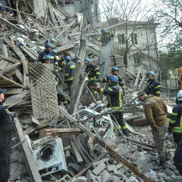 Russian missile strike kills woman, destroys apartment block in Ukraine's Zaporizhzhia