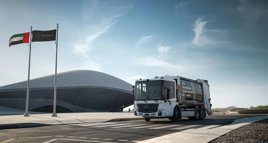 DCV MENA delivers Middle East’s first Mercedes Benz ‘eEconic’ Collection Truck to BEEAH Group