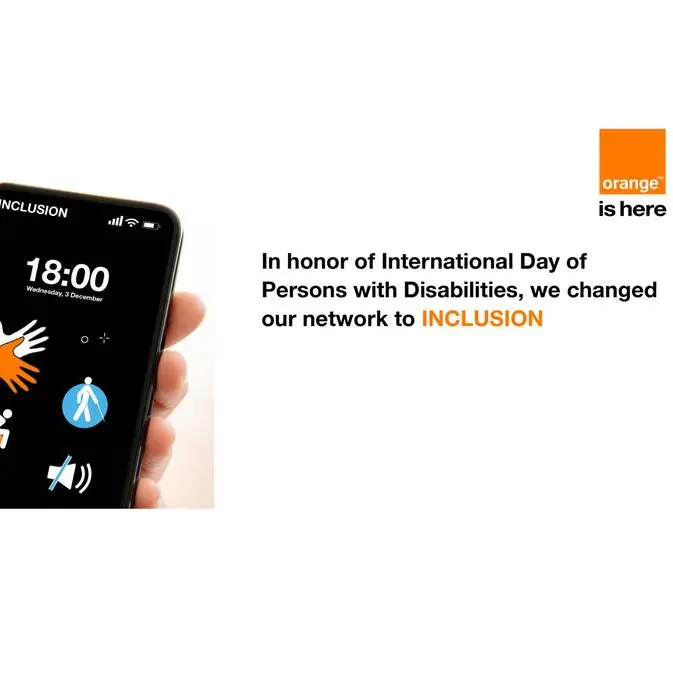 Orange Jordan celebrates the International Day of Persons with Disabilities by changing Its network name to “Inclusion”