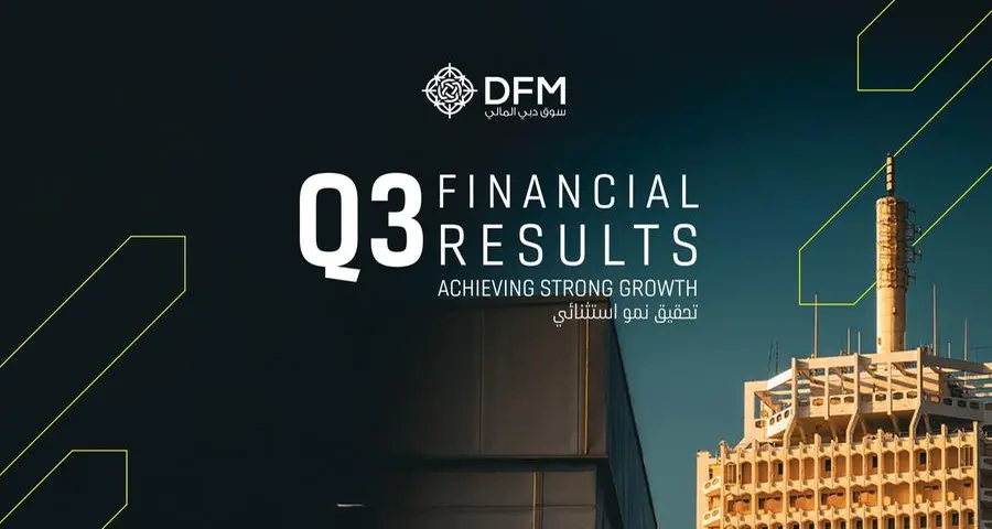 Dubai Financial Market reports 212% Increase in net profit before tax to AED 930.8mln for the first nine months of 2025