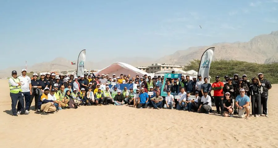 RAKEZ promotes environmental sustainability through its annual community beach clean-up drive