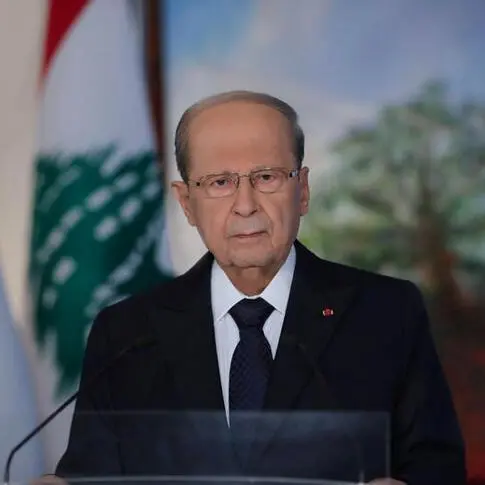 Lebanon's outgoing president says 'dialogue' will determine future of border with Israel