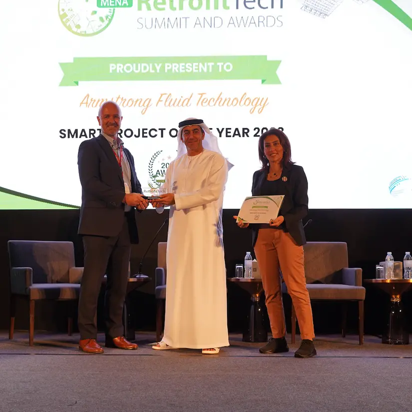 Armstrong Fluid Technology wins Smart Project of the Year 2023 award at the 8th RetrofitTech MENA Summit