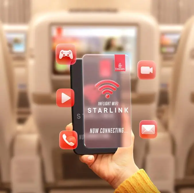 Emirates’ iconic A380 returns to Dubai with world-first Starlink Wi-Fi onboard