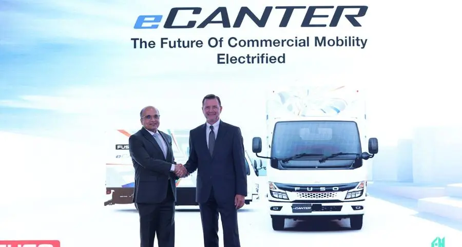 FUSO launches the new all-electric eCanter in the United Arab Emirates