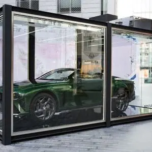 Bentley's pinnacle of coachbuilding, The Bacalar, has been exhibited for the first time in the UAE