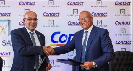 Al Ahly Sabbour & Contact Credit signs a partnership agreement