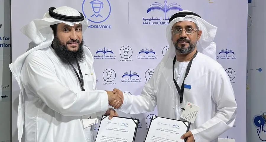 Ataa Educational Company signs an agreement with Schoolvoice