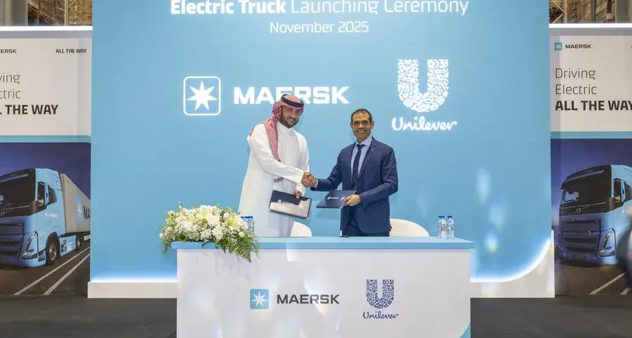 Maersk and Unilever launch first electric van towards decarbonising logistics in Saudi Arabia