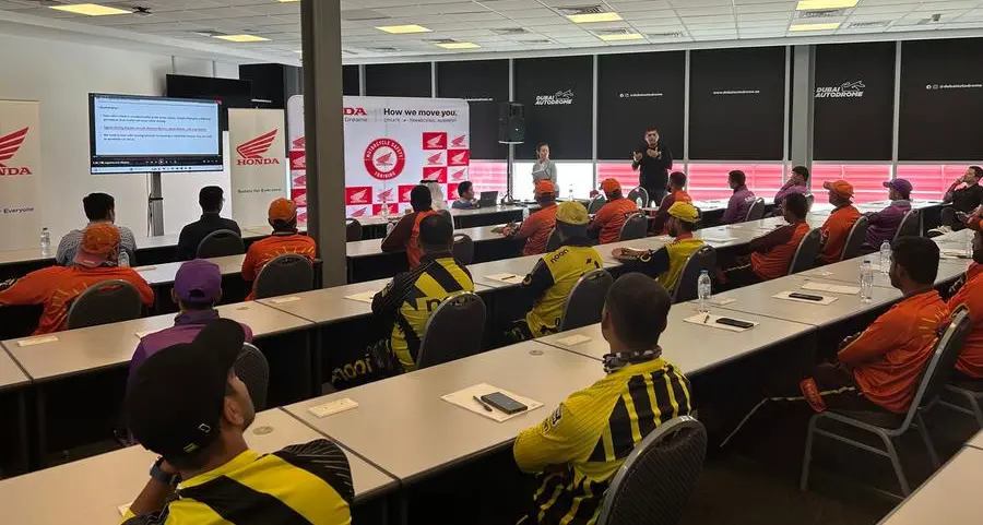 Honda Middle East, AL-Futtaim Honda and RTA launch region’s first motorcycle safety training for delivery riders