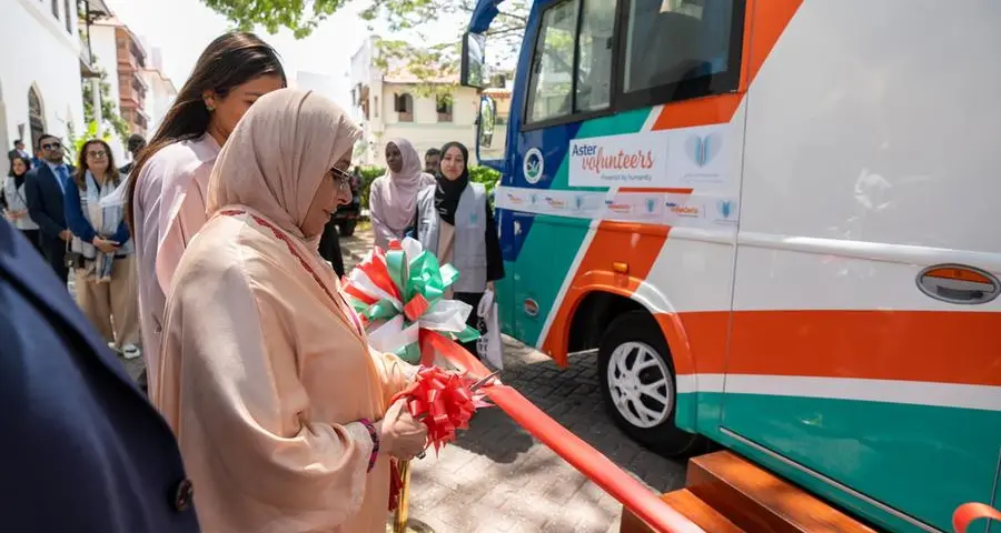 Sheikha Jawaher flags off TBHF-Aster Mobile Medical Services in Zanzibar that will serve at least 20,000 patients annually