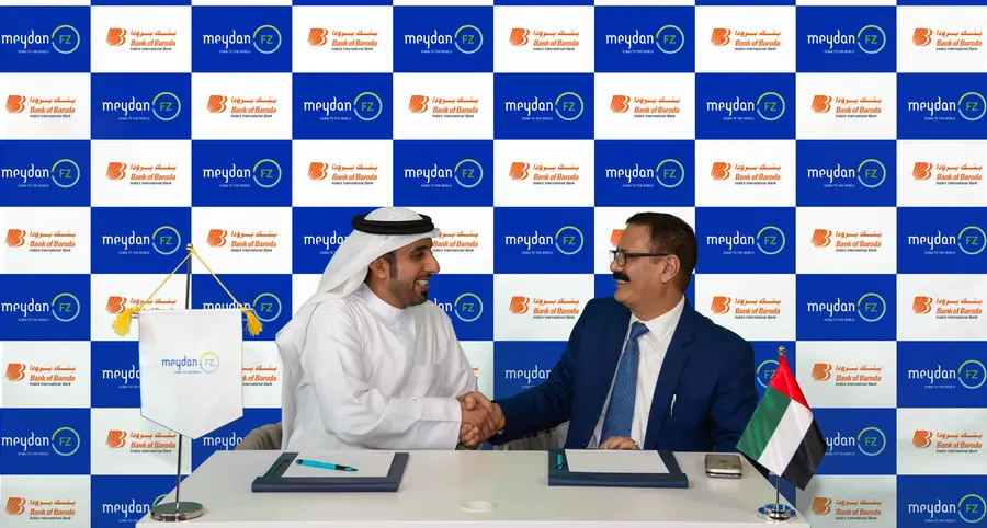 Meydan Free Zone and Bank of Baroda sign strategic MoU to enhance business opportunities